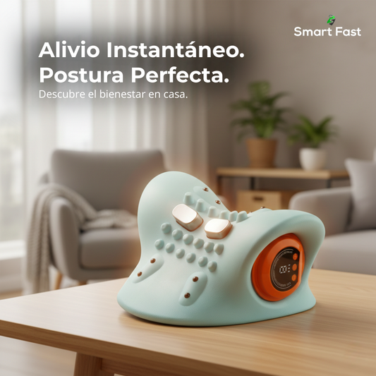 Cervical Flow: Alivio 4 en 1 para Dolor y Joroba Cervical